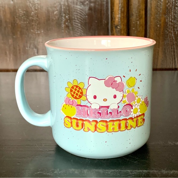 Hello Sunshine - Hello Kitty with Flowers 20oz Ceramic Mug - Picture 2 of 11